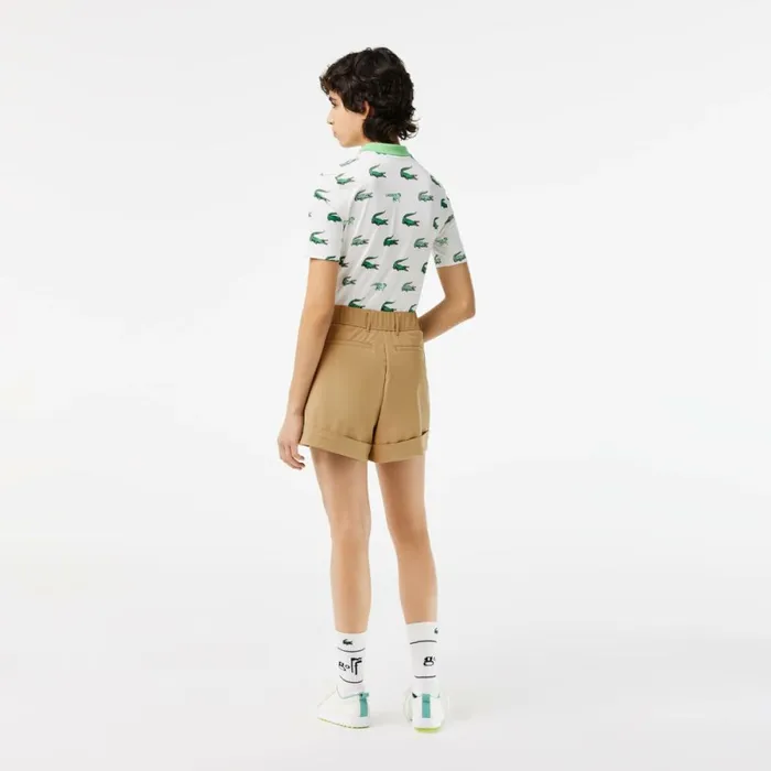 Shorts and Skirts Women Lacoste Women039s Sport Golf Shorts Beige Cb8