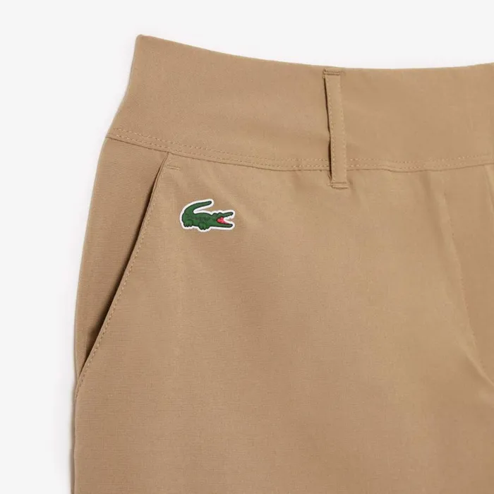 Shorts and Skirts Women Lacoste Women039s Sport Golf Shorts Beige Cb8
