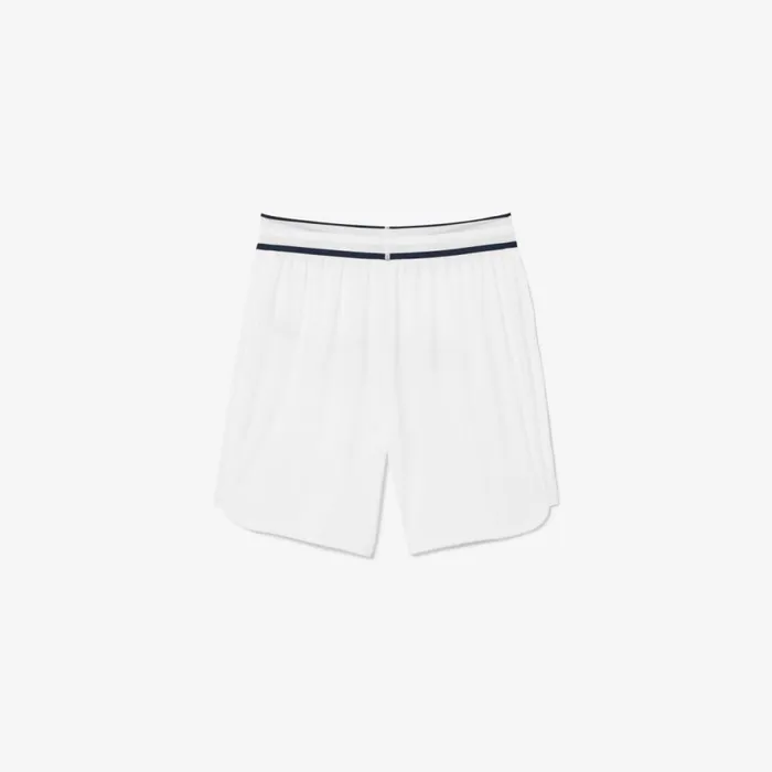 Shorts and Swim Men Lacoste Men039s Lacoste Sport X Daniil Medvedev Tennis Shorts White 001
