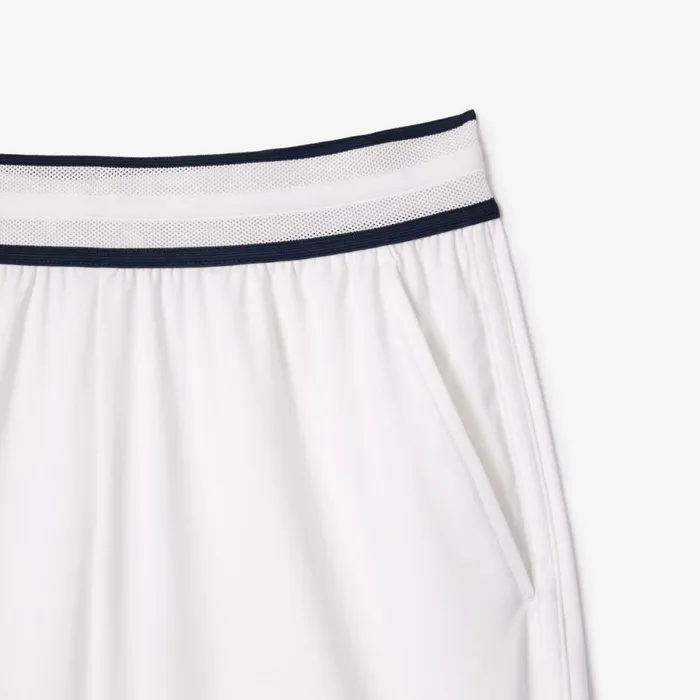 Shorts and Swim Men Lacoste Men039s Lacoste Sport X Daniil Medvedev Tennis Shorts White 001