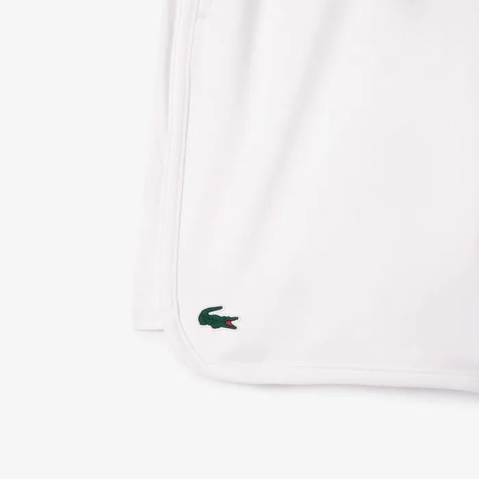 Shorts and Swim Men Lacoste Men039s Lacoste Sport X Daniil Medvedev Tennis Shorts White 001