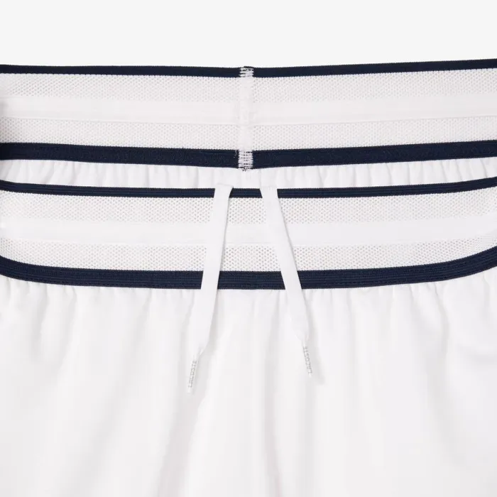 Shorts and Swim Men Lacoste Men039s Lacoste Sport X Daniil Medvedev Tennis Shorts White 001