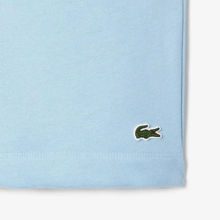 Shorts and Swim Men Lacoste Men039s Regular Fit Fleece Shorts Pastel Blue Hbp