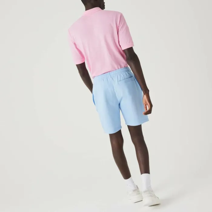 Shorts and Swim Men Lacoste Men039s SPORT Tennis Fleece Shorts Pastel Blue Hbp