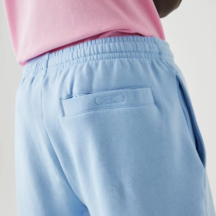 Shorts and Swim Men Lacoste Men039s SPORT Tennis Fleece Shorts Pastel Blue Hbp