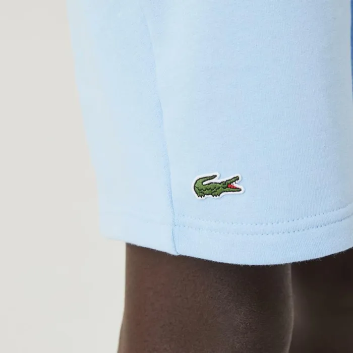 Shorts and Swim Men Lacoste Men039s SPORT Tennis Fleece Shorts Pastel Blue Hbp