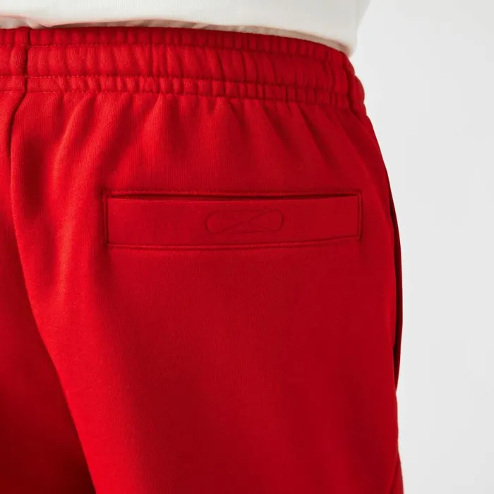Shorts and Swim Men Lacoste Men039s SPORT Tennis Fleece Shorts Red 240