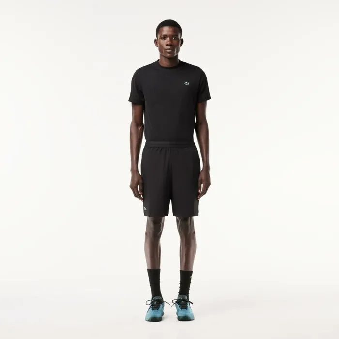 Shorts and Swim Men Lacoste Men039s UltraDry Regular Fit Tennis Shorts Black 031 Shorts and Swim Men Lacoste Men039s UltraDry Regular Fit Tennis Shorts Black 031