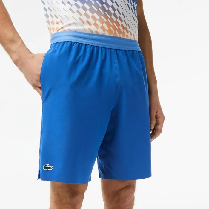 Shorts and Swim Men Lacoste Mens Lacoste Tennis X Novak Djokovic Shorts Kingdom Blue Kxb