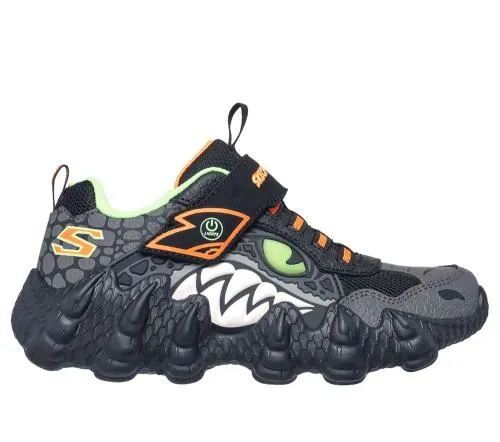 SkechOSaurus 8211 RapidDino Black Lime Kids SKECHERS Kids UK Sizes 9525