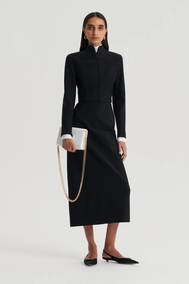 Skirts MILANO PENCIL SKIRT BLACK Scanlan Theodore Women