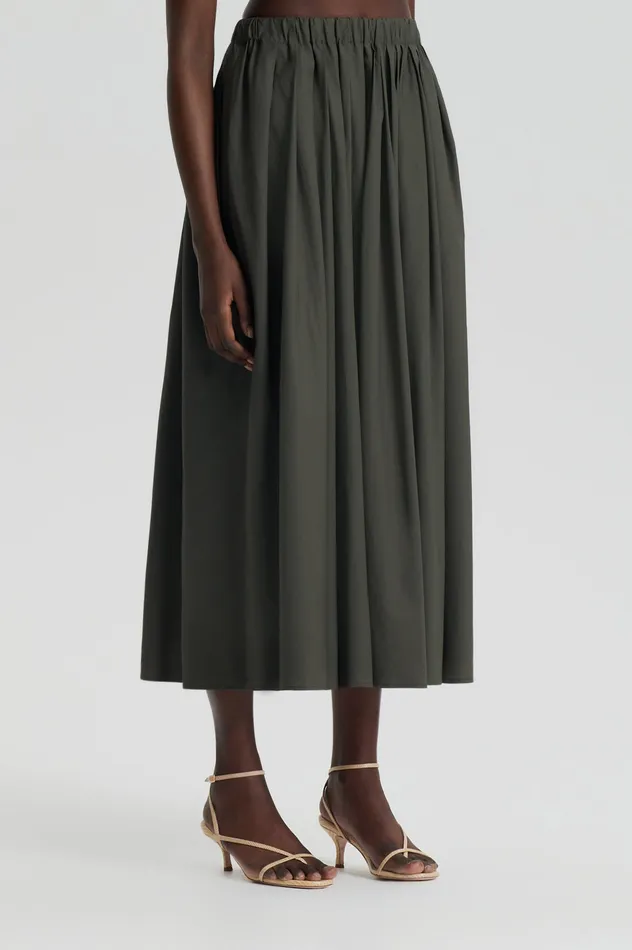 Skirts Scanlan Theodore Women PARACHUTE FULL SKIRT JUNGLE Skirts Scanlan Theodore Women PARACHUTE FULL SKIRT JUNGLE