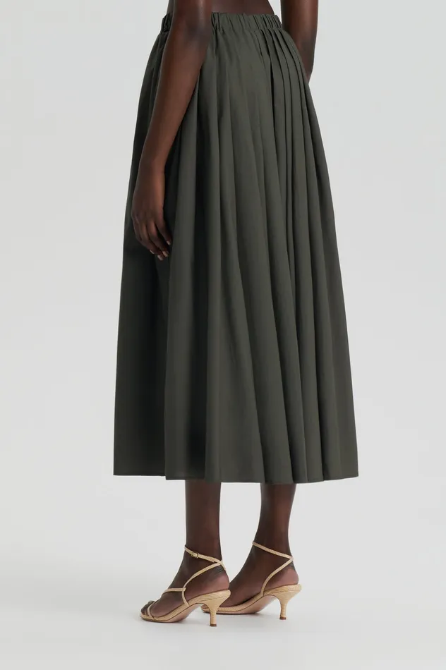 Skirts Scanlan Theodore Women PARACHUTE FULL SKIRT JUNGLE Skirts Scanlan Theodore Women PARACHUTE FULL SKIRT JUNGLE