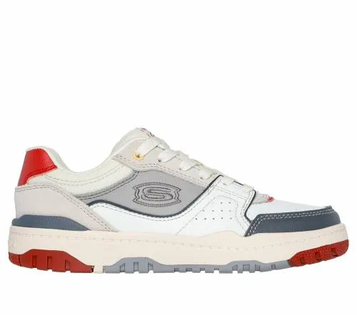 SKX228 White Red Kids SKECHERS Big Kids UK Sizes 36
