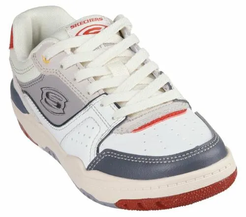 SKX228 White Red Kids SKECHERS Big Kids UK Sizes 36