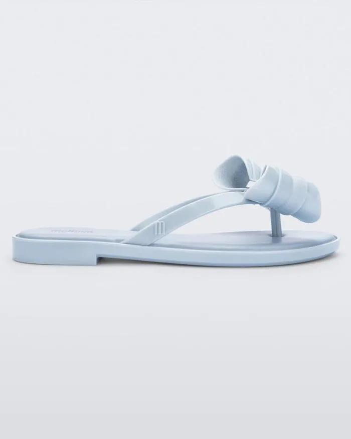 Slim Flip Flop Glitter Blue Women Melissa Flip Flops