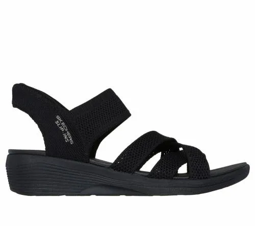 Slipins Arya 8211 Cooling Off Black Women SKECHERS Sandals