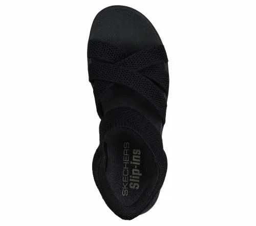 Slipins Arya 8211 Cooling Off Black Women SKECHERS Sandals