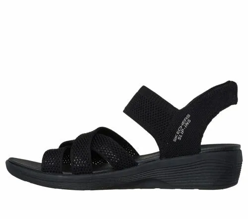 Slipins Arya 8211 Cooling Off Black Women SKECHERS Sandals