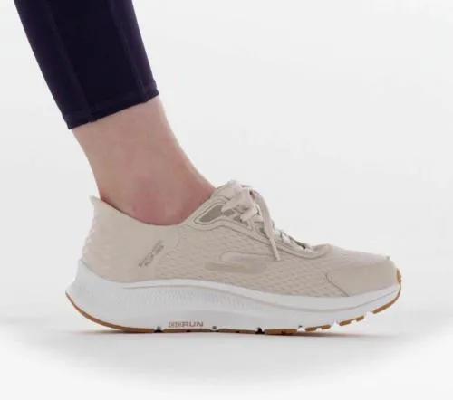 Slipins GO RUN Consistent 20 8211 Endure Natural Pink Women SKECHERS Lace Up