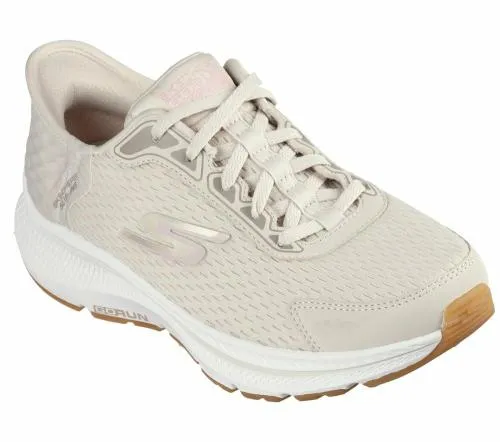 Slipins GO RUN Consistent 20 8211 Endure Natural Pink Women SKECHERS Lace Up