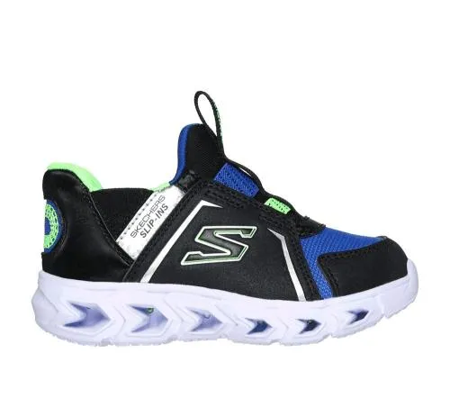 Slipins HypnoFlash 20 8211 Vexlux Black Lime Kids SKECHERS Toddlers UK Sizes 49