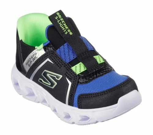 Slipins HypnoFlash 20 8211 Vexlux Black Lime Kids SKECHERS Toddlers UK Sizes 49
