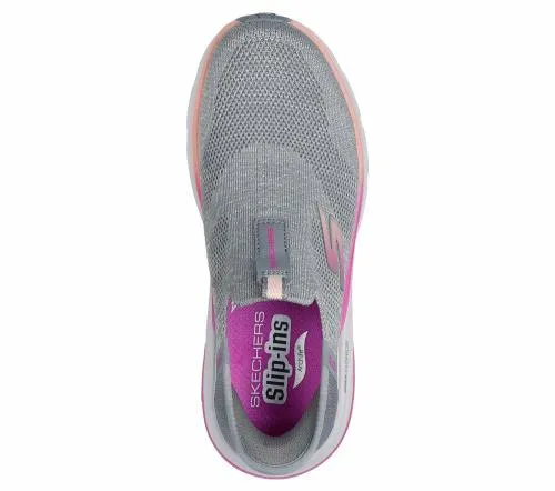 Slipins Max Cushioning Arch Fit 20 8211 Cambridge Gray Pink Women SKECHERS SlipOn