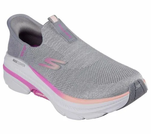 Slipins Max Cushioning Arch Fit 20 8211 Cambridge Gray Pink Women SKECHERS SlipOn