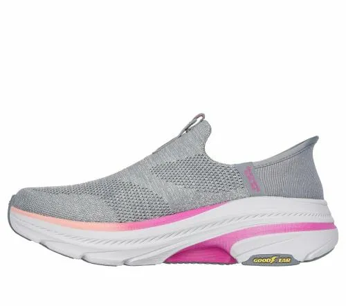 Slipins Max Cushioning Arch Fit 20 8211 Cambridge Gray Pink Women SKECHERS SlipOn