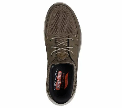 Slipins Relaxed Fit Arch Crosser 8211 Dermot Khaki Men SKECHERS SlipOn