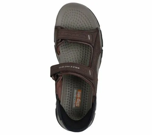 Slipins Relaxed Fit Tresmen 8211 Reece Chocolate Men SKECHERS Sandals