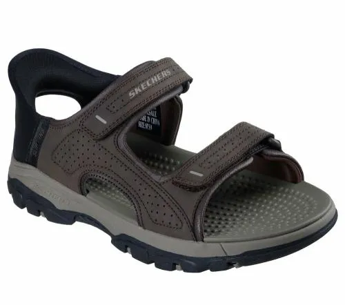 Slipins Relaxed Fit Tresmen 8211 Reece Chocolate Men SKECHERS Sandals