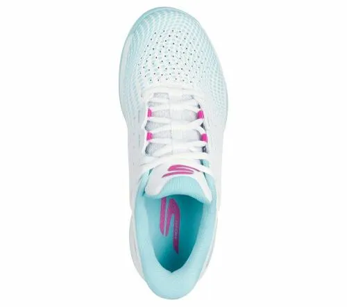 Slipins Relaxed Fit Viper Court Reload White Turquoise Women SKECHERS SlipOn