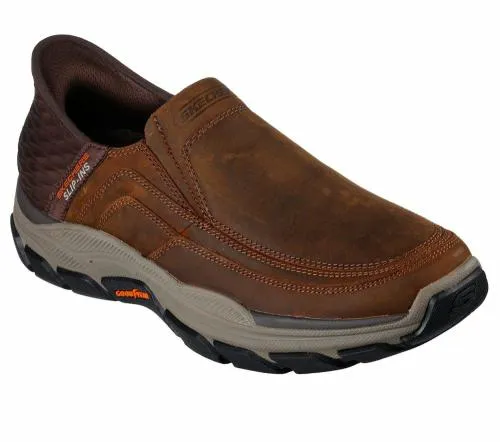 Slipins RF Respected 8211 Elgin Brown Men SKECHERS SlipOn