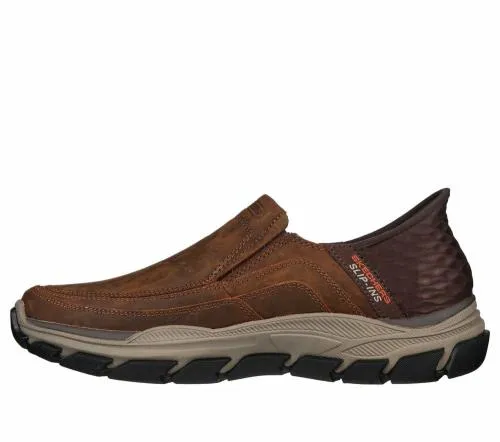 Slipins RF Respected 8211 Elgin Brown Men SKECHERS SlipOn