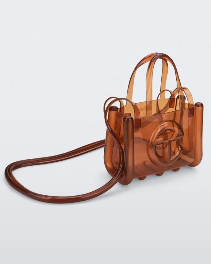 Small Jelly Shopper Brown Women Melissa Handbags
