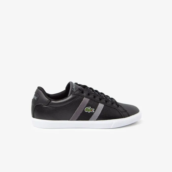 Sneakers Men Lacoste Men039s LaceUp Sneakers Black Grey 237