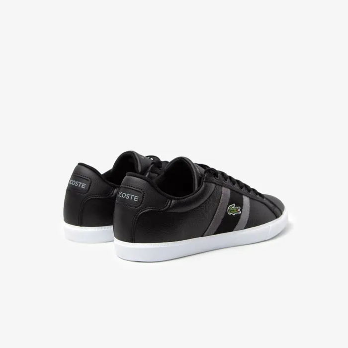 Sneakers Men Lacoste Men039s LaceUp Sneakers Black Grey 237
