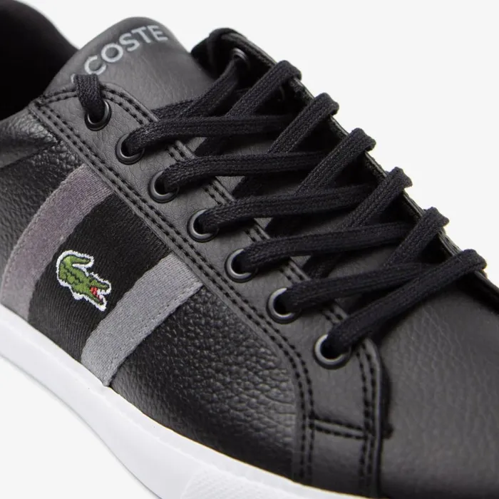 Sneakers Men Lacoste Men039s LaceUp Sneakers Black Grey 237
