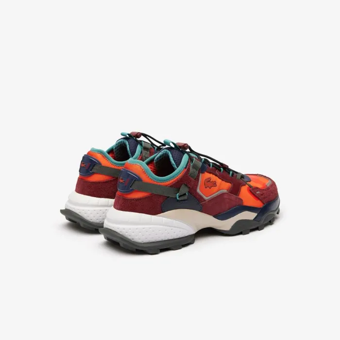 Sneakers Men Lacoste Men039s Outdoor LGuard Breaker Sneakers In Tearproof Fabric Burgundyorange Bg8