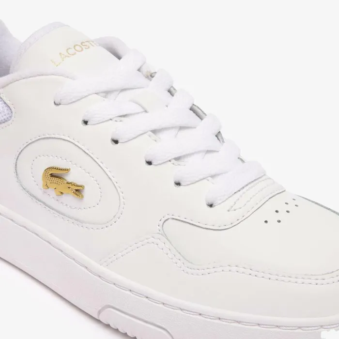 Sneakers Women Lacoste Women039s Lineset Leather Sneakers Whtgld 216