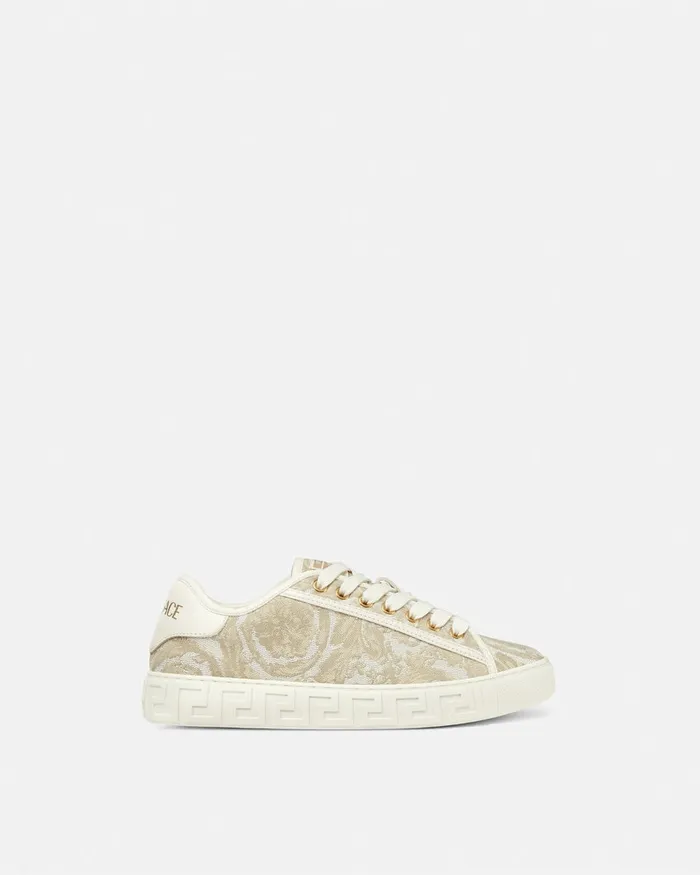Sneakers Women Versace Barocco Greca Sneakers Beigeprint