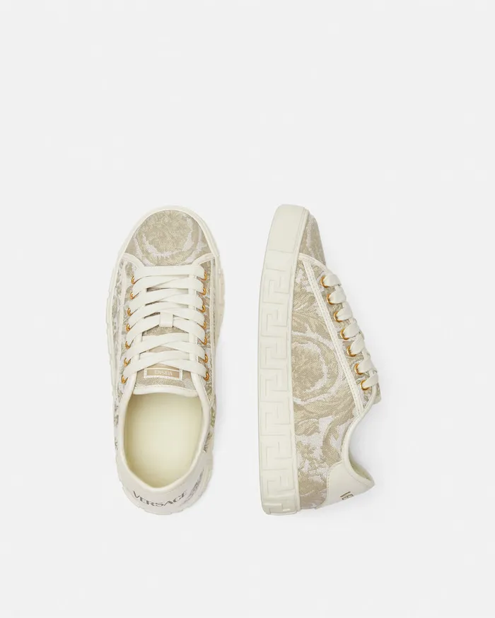 Sneakers Women Versace Barocco Greca Sneakers Beigeprint