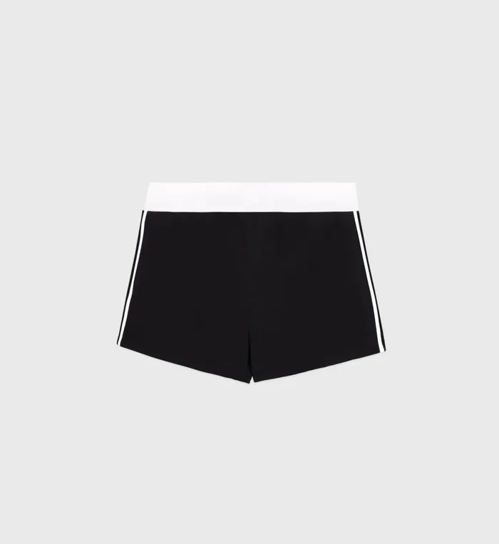 Sporty and Rich Activewear Women SR Runner Active Short 8211 BlackWhite