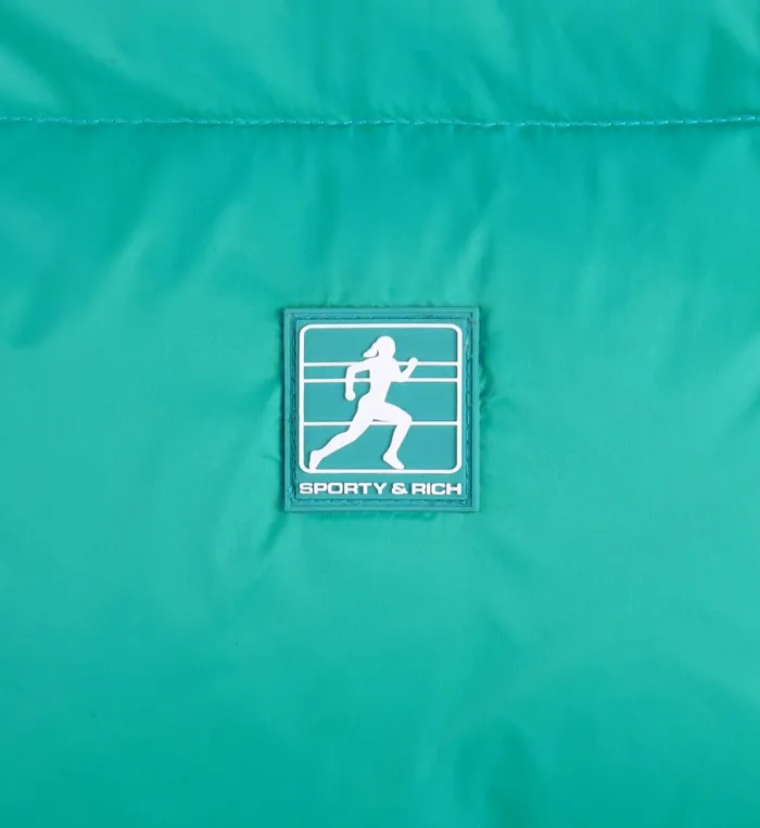 Sporty and Rich Coats Women Running Woman Puffer Jacket 8211 Spring Green