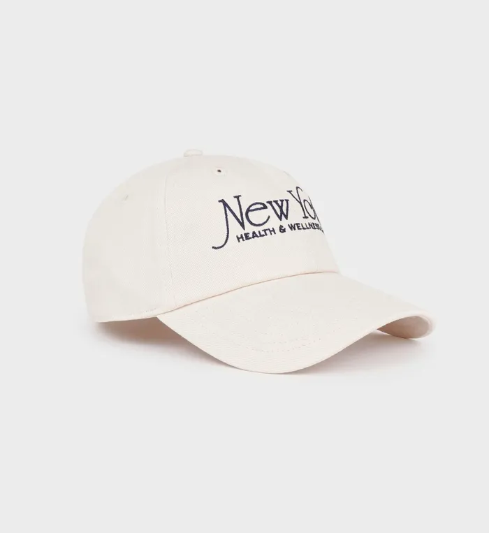 Sporty and Rich Hats Women NY 94 Hat 8211 CreamNavy