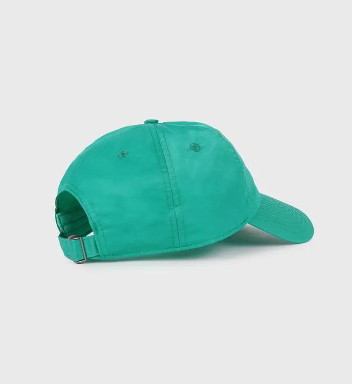 Sporty and Rich Hats Women Running Woman Nylon Hat 8211 Spring GreenWhite