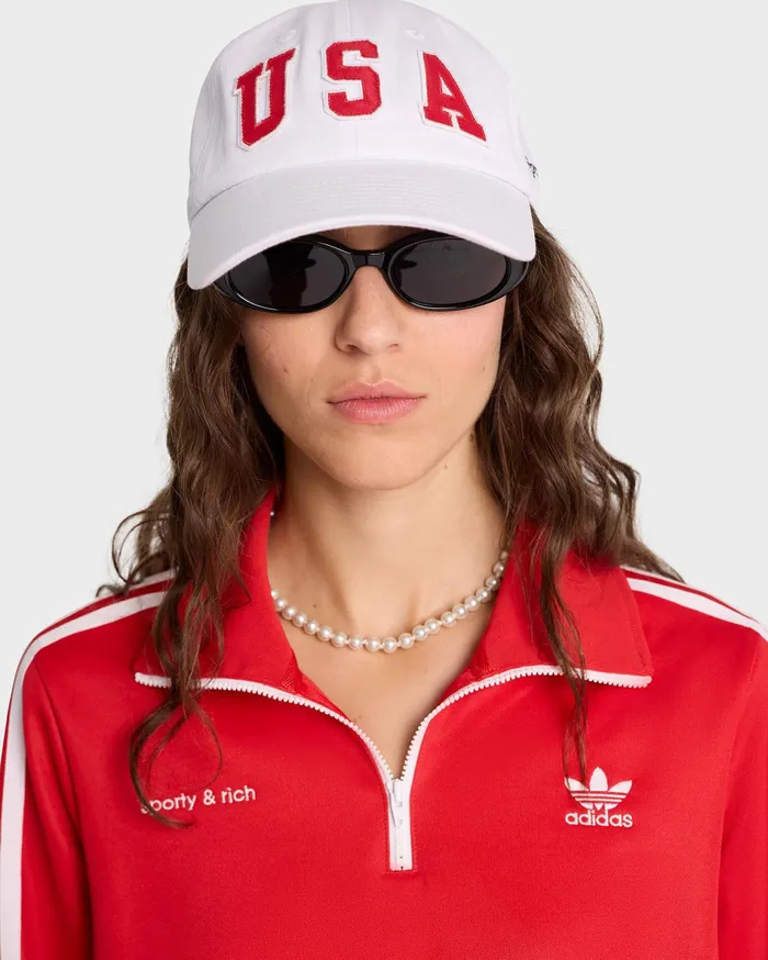 Sporty and Rich Hats Women USA Hat 8211 WhiteSports Red Navy