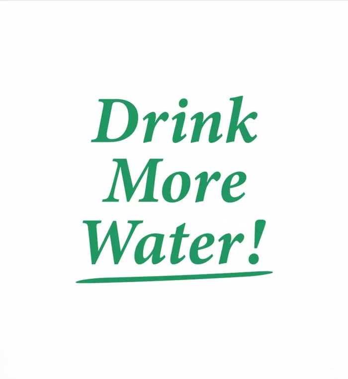 Sporty and Rich Sweatshirts Women Drink More Water Crewneck 8211 WhiteVerde